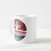 Mug Ukraine Suisse ukrainienne Arbre Racine (Devant gauche)