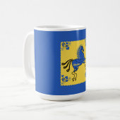 Mug Ukraine traditionnel art populaire tonneau à café  (Devant gauche)