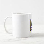 Mug Ukraine Trident Bleu et jaune (Gauche)