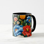 Mug Ukrainian folk art motifs (Devant droit)