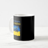 Mug Ukrainian Tractor Pulls A Russian Tank Funny Meme  (Devant gauche)
