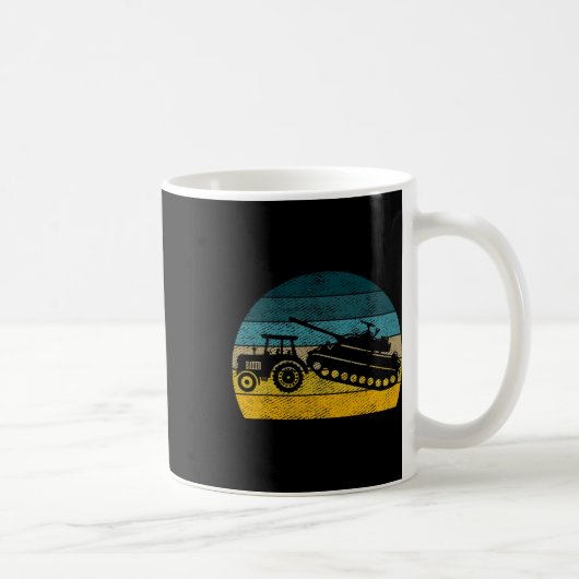 Mug Ukrainian Tractor Support Ukraine Stand With Ukrai (Droite)