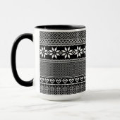 Mug Ukrainian traditional vushuvanka folk pattern  (Gauche)
