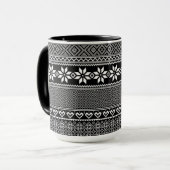 Mug Ukrainian traditional vushuvanka folk pattern  (Devant gauche)
