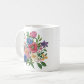 Mug Ukrainian vushuvanka folk art pattern (Devant gauche)