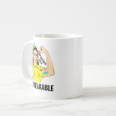 MUG UKRANIAN GIRL UNBREAKABBLE BLEU JAUNE (Devant gauche)