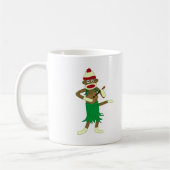 Mug Ukulélé de singe de chaussette (Gauche)