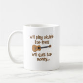 Mug Ukulélé drôle (Gauche)