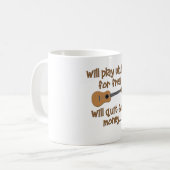 Mug Ukulele Drôle (Devant gauche)