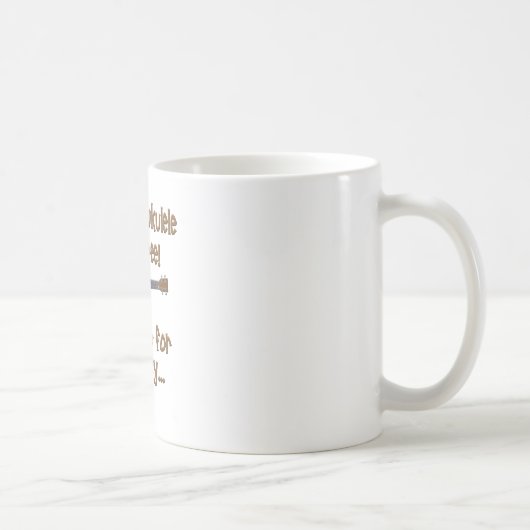 Mug Ukulele Drôle (Droite)