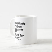 Mug Ukulélé drôle (Devant gauche)