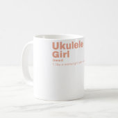 Mug Ukulele Girl - Ukulele  (Devant gauche)