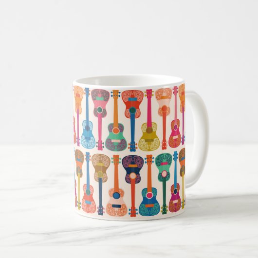 Mug ukulèle hawaïen (Devant droit)