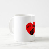 Mug Ukulele Love (Devant gauche)