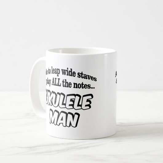 Mug Ukulele Man (Devant gauche)