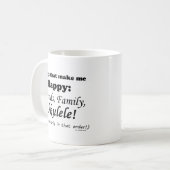 Mug Ukulele Me Rend Heureux (Devant gauche)