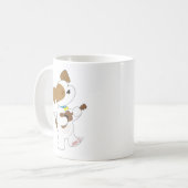 Mug Ukulélé mignonne de chiot (Devant gauche)