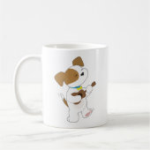 Mug Ukulélé mignonne de chiot (Gauche)