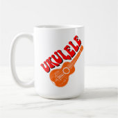 Mug Ukulele Texte Super (Gauche)