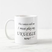 Mug Ukulele Voices dit qu'il faut jouer (Gauche)