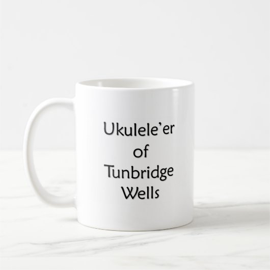 Mug Ukulele'r des puits de Tunbridge (Gauche)