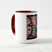 Mug Ultimate 90s Nostalgia Pop Art Collage (Devant gauche)