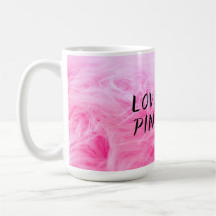 Mug Ultime fourrure de faux rose chaud
