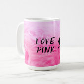 Mug Ultime fourrure Faux Rose Chaud (Devant gauche)