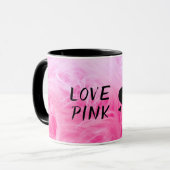 Mug Ultime fourrure Faux Rose Chaud (Devant gauche)