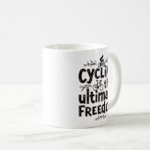 Mug Ultime Liberté : Cyclisme dans le Style (Devant droit)