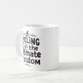 Mug Ultime Liberté : Cyclisme dans le Style (Devant gauche)