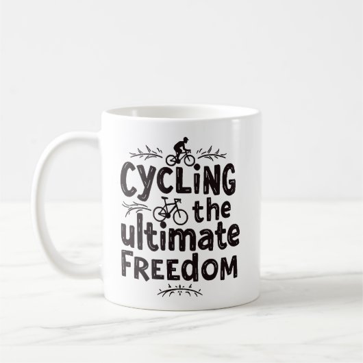 Mug Ultime Liberté : Cyclisme dans le Style (Gauche)
