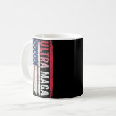 Mug ULTRA MAGA Drapeau américain Programme patriotique (Devant gauche)