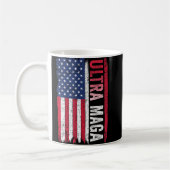 Mug ULTRA MAGA - Programme patriotique du drapeau amér (Gauche)