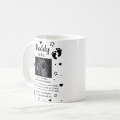 Mug Ultrasonographie tendance Papa to be Bump Poem (Devant gauche)