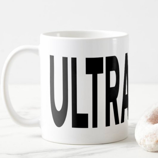 Mug ULTRASOUND Black Typography