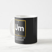 Mug Um L'élément de la confusion T-shirt (Devant gauche)