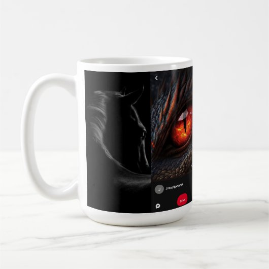 Mug Uma linda caneca personalizada (Gauche)