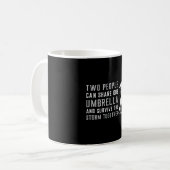 Mug Umbrella Raindrop Pluie Nuage Météo Rainy Cadeau (Devant gauche)