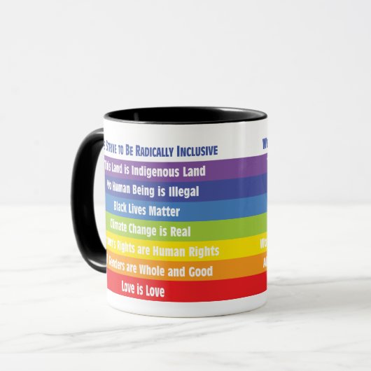 Mug - Un accueil radical (Devant gauche)