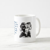 Mug Un Africain Dessine Une Citation Drôle Classique M (Devant droit)