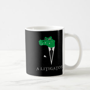 Mug Un Alligator Litigateur En Costume Amusant Avocat