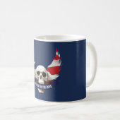 Mug Un Américain au crâne os (Devant droit)