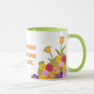 Mug Un ami fidèle floral