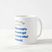 Mug Un Ami Nous Accepte Comme Nous Sommes - Citation D (Devant droit)