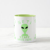 Mug Un amusement étranger SETI de geek d'UFO d'humour (Centre)