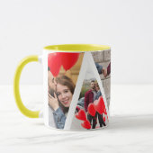 Mug Un An D'Amour Multiphoto Collage Anniversaire (Gauche)