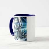 Mug Un androïde d’un futur lointain l’éveil de l'ia. (Devant gauche)