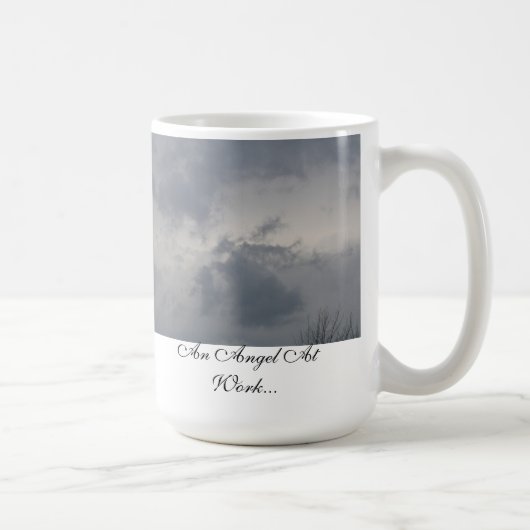 Mug Un ange au travail (Droite)