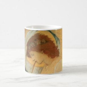 Mug Un ange joue à Flageolet par Burne Jones